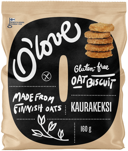 Porokylän O´love 燕麦饼干 160克 无麸质|Porokylän O´love Kaurakeksi 160 g gluteeniton