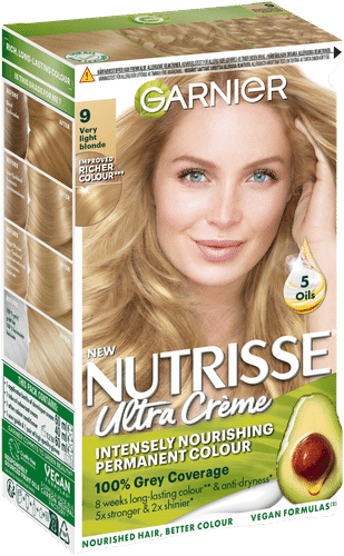 Garnier Nutrisse Ultra Creme 9.0 Very Light Blonde Kirkasvaalea kestoväri 1kpl