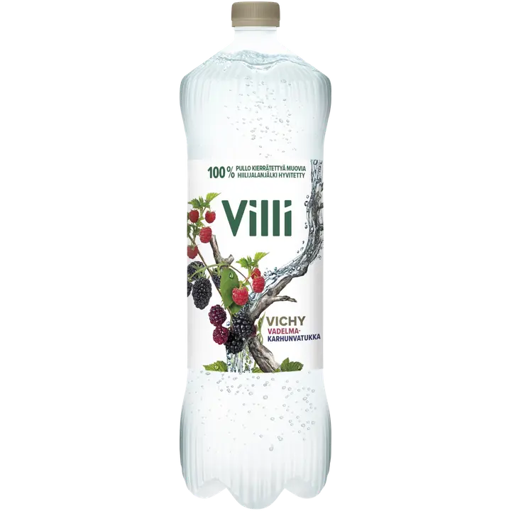 Villi Vichy vadelma-karhunvatukka 1,5l|Villi Vichy 覆盆子-黑莓 1,5l
