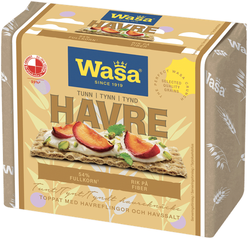 Wasa 哈夫雷脆面包 265g|Wasa Tunn Havre näkkileipä 265g