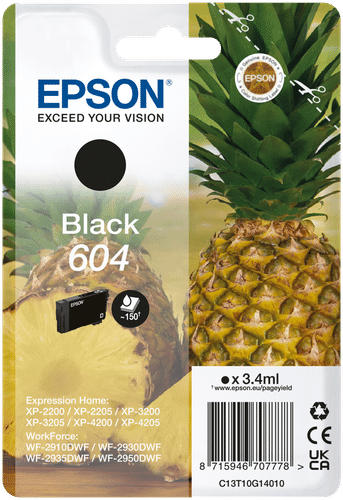 Epson 墨盒 604 黑色