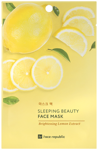 Face Republic 柠檬亮肤面膜 23 ml|Face Republic Brightening Lemon kangasnaamio kasvoille 23 ml