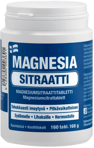 Magnesia 柠檬酸盐镁片 160 tabl