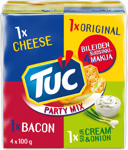 LU TUC TUC 派对混合咸味饼干 400g|TUC Party Mix suolakeksi 400g