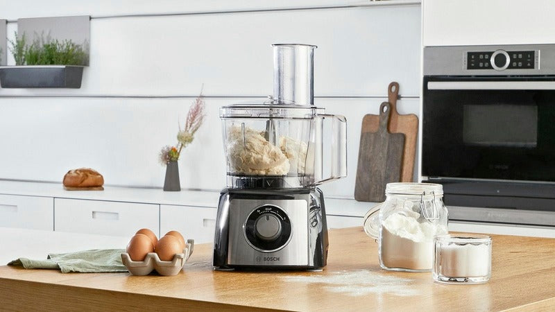 Bosch 多功能料理机 MultiTalent 3,800瓦,黑色,拉丝钢