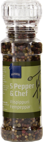 Rainbow 85g 5 Pepper & Chef viispippurimylly