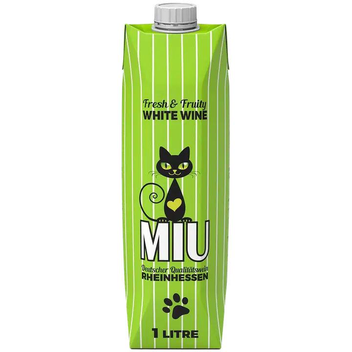 Miu Fresh & Fruity valkoviini 8 til-% 1 l tetra|MIU 新鲜果味白葡萄饮料 8 vol% 1 升四份