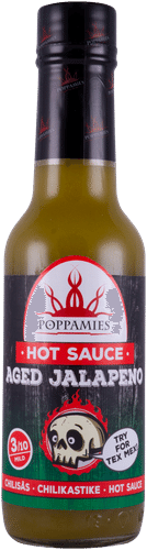 Poppamies Hot Sauce Aged Jalapeno chilikastike 150ml