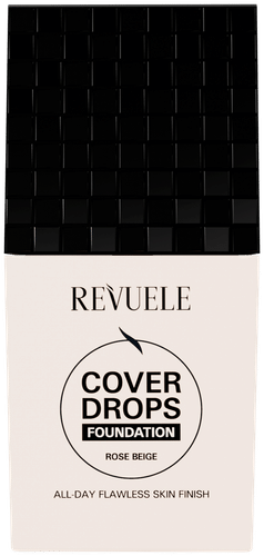 Revuele Cover Drops meikkivoide.Kevyt ja peittävät meikkivoide joka jättää ihon heleäksi.