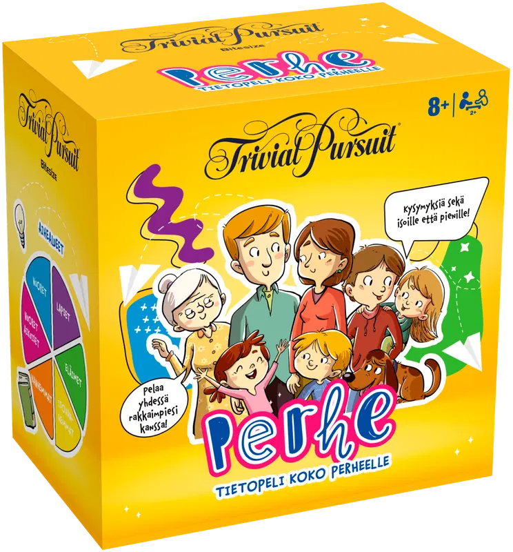 Lautapelit.fi 琐事追击一口版家庭知识问答游戏|Trivial Pursuit Bitesize Perhe tietopeli