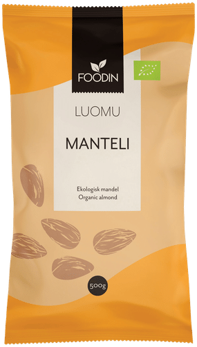 Foodin 有机杏仁 500g|Foodin Manteli luomu 500g