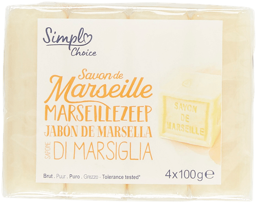 Simpl 马赛皂块 4 x 100g|Simpl Palasaippua Marseille 4 x 100g