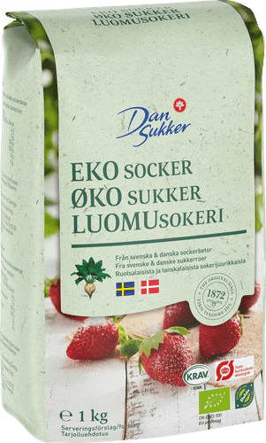 Dansukker Luomusokeri 1kg|Dansukker 有机糖 1kg