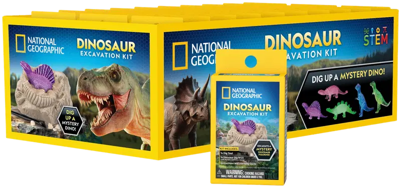 National Geographic 迷你恐龙挖掘套装|National Geographic Mini Dinosauruskaivauspkt.