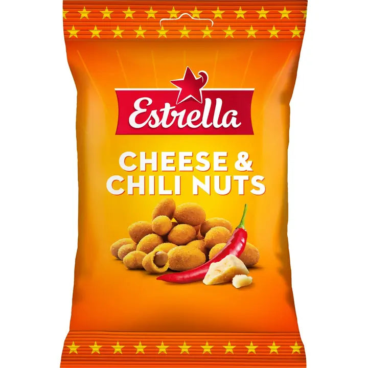 Estrella Cheese & Chili pähkinät 140g-Estrella 奶酪和辣椒坚果 140g