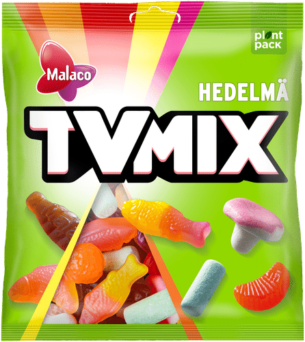 Malaco TV Mix 水果混合糖果 340g|Malaco TV Mix Hedelmä makeissekoitus 340g