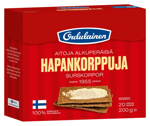 Oululainen 酸面包脆饼 200g|Oululainen Hapankorppu 200g