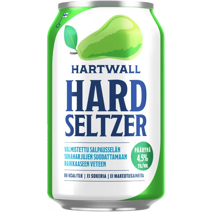 Hartwall Hard Seltzer Päärynä 4,5% 0,33 l|Hartwall Hard Seltzer 梨 4.5% 0,33 l