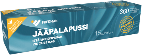 Fredman jääpalapussi 15kpl