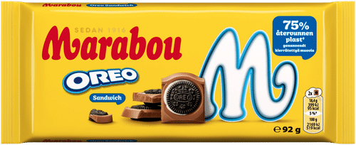 Marabou Oreo 三明治巧克力板 92g