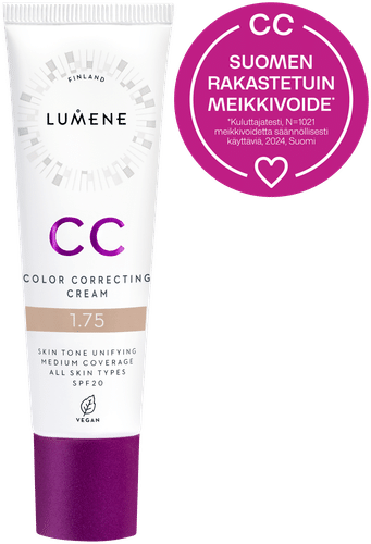 Lumene CC调色粉底液SK20 1.75 30 ml|Lumene CC Color Correcting Meikkivoide SK20 1.75 30 ml