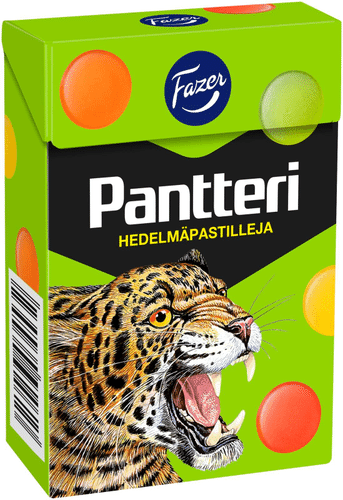 Fazer 豹纹水果软糖 70g|Fazer Pantteri Hedelmäpastilli 70g