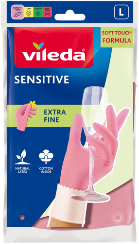 Vileda Sensitive L家用手套 1 pari