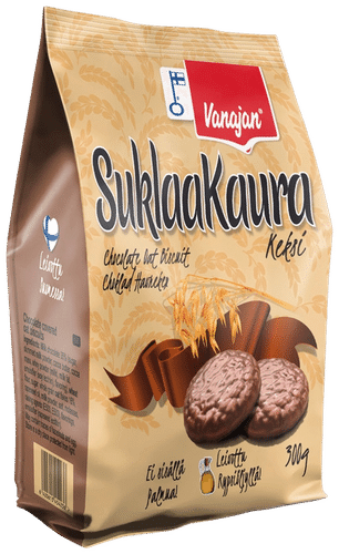 Vanajan 巧克力燕麦饼干 300 g|Vanajan Suklaakaurakeksi 300 g