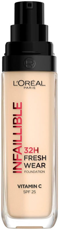 L'Oréal Paris 恒久持妆粉底液 015 中性调 30ml|L'Oréal Paris Infaillible Fresh Wear 015 Neutral Undertone meikkivoide 30ml