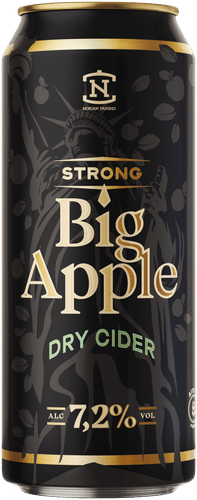 Big Apple 烈性干苹果饮品 7.2% vol 0,5l