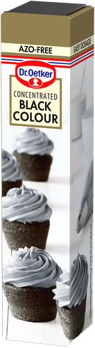 Dr. Oetker Musta geeliväri 15g|Dr. Oetker 黑色凝胶色素 15g