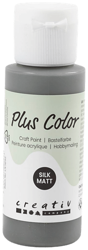 Plus Color 手工艺颜料60毫升 灰色