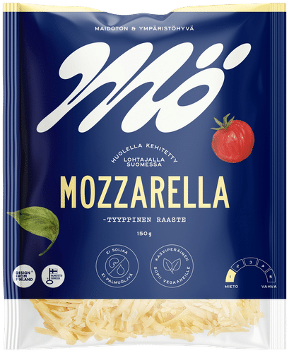 Mö Mozzarella-tyyppinen raaste 150 g