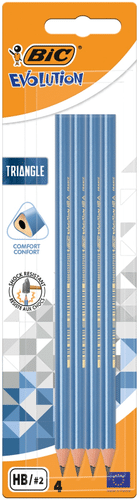 BiC Evolution Triangle 铅笔4支装