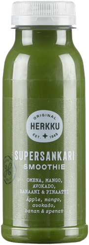 Mehustamo Supersankari omena-avokado-pinaatti smoothiejuoma 250ml|Mehustamo 超级英雄苹果鳄梨菠菜冰沙饮料 250ml
