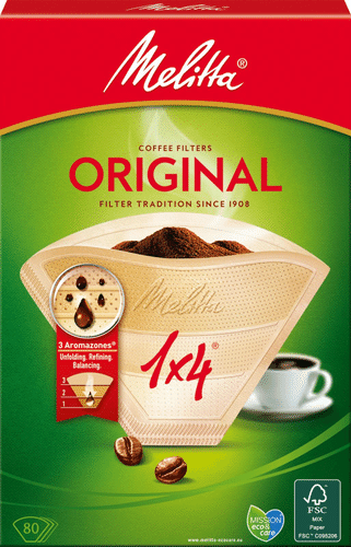 Melitta 1x4/80 棕色滤纸