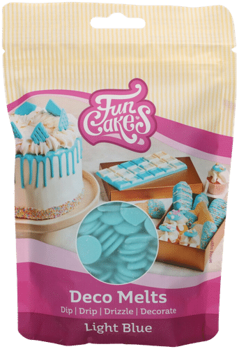 Funcakes decomelts -napit, vaaleansininen 250g|Funcakes 装饰融豆 浅蓝色 250g
