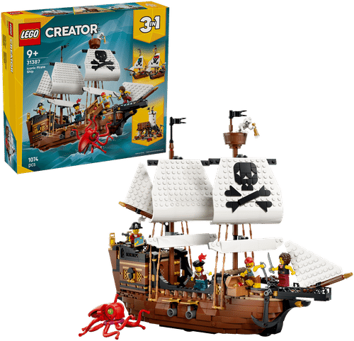 LEGO® Creator 31387 Mahtava merirosvolaiva
