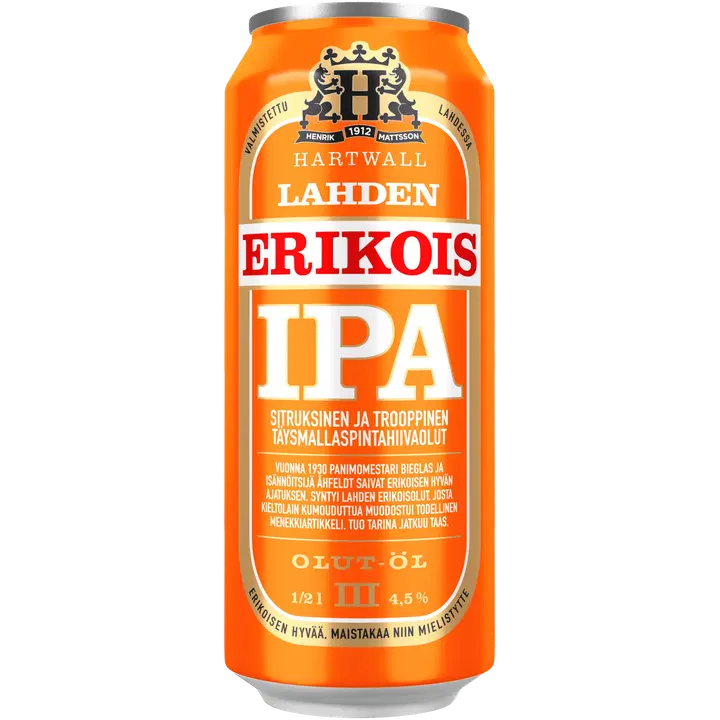 Lahden Erikois IPA olut 4,5% 0,5 l|Lahden Erikois IPA饮料 4.5% 0,5 l