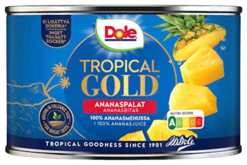 227/139g Dole Tropical Gold Ananaspaloja mehussa