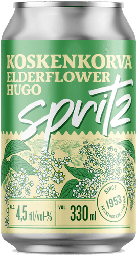 Koskenkorva Spritz 接骨木花Hugo 4.5% 330毫升罐装