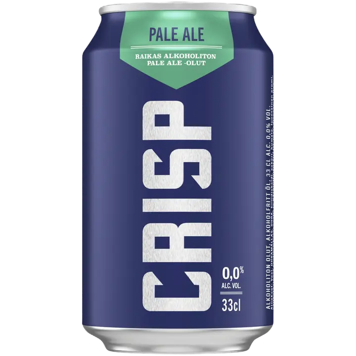 Crisp Pale Ale alkoholiton olut 0 % tölkki 0,33 L|Crisp 淡色艾尔 (Pale Ale) 0度饮料 0% 罐装 0,33 L