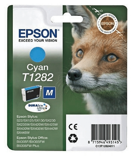 Epson 青色墨盒 T1282