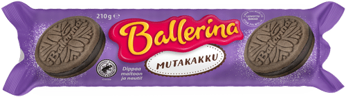 Kantolan 芭蕾娜熔岩巧克力夹心饼干 210g|Kantolan Ballerina mutakakku täytekeksi 210g