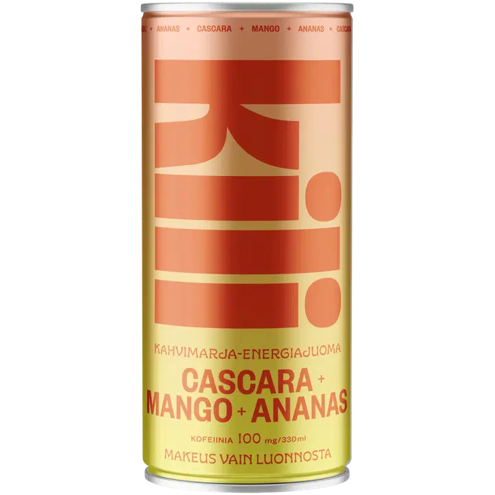 Kili energiajuoma Cascara-Mango-Ananas|Kili 卡斯卡拉-芒果-菠萝能量饮料