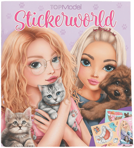 TOPModel Stickerworld 猫咪和狗狗
