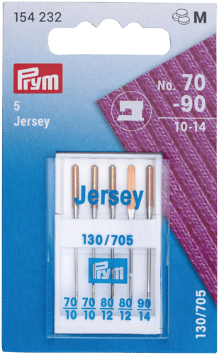 Prym ompelukoneneula pallokärjellä lajitelma 70-90 5 kpl/pakkaus
