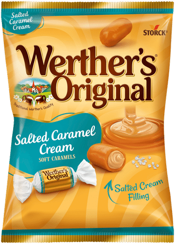 Werther's Original 韦特咸焦糖奶油太妃糖 125g|Werther´s Original Salted Caramel Kermatoffee 125g