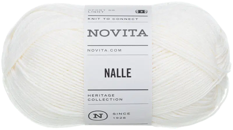 Novita Nalle 100克 011 白色|Novita Nalle 100g 011 valkoinen