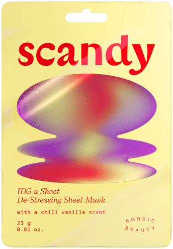 Scandy IDG 舒缓片状面膜 1 kpl|Scandy IDG a Sheet De-Stressing Sheet Mask kasvonaamio 1 kpl